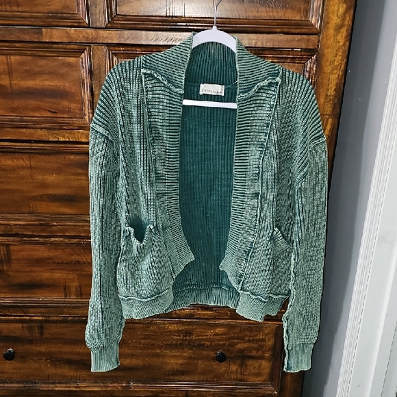 Zenana Outfitters Sweaters - ZENANA Oversized Sweater Cardigan. Nwts Womens Sz Small. Hunter Green